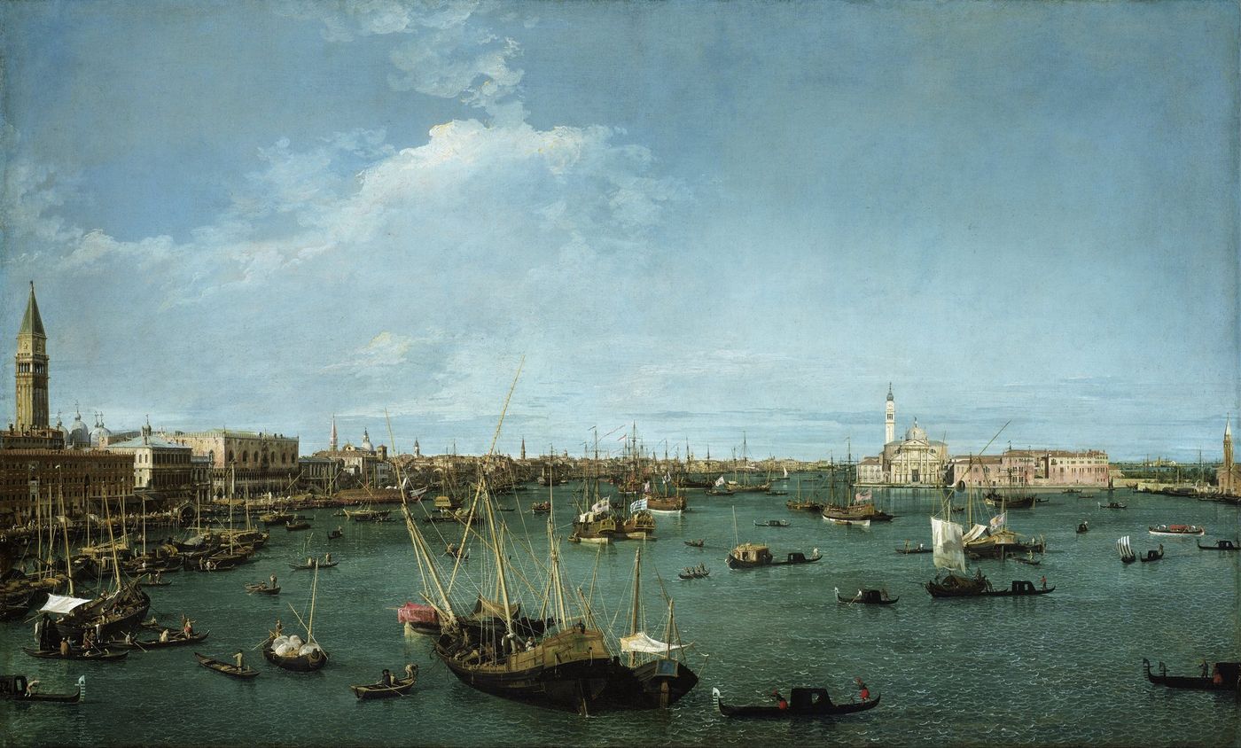 The Bacino di San Marco, Canaletto, 1738