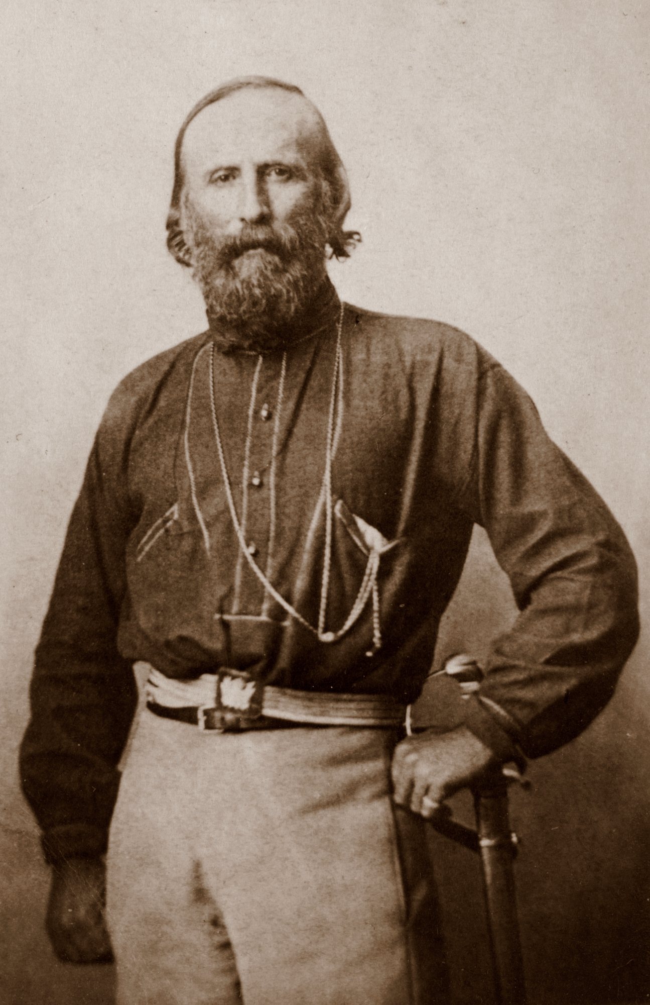 A carte de visite taken in Naples, 1861 (Library of Congress)