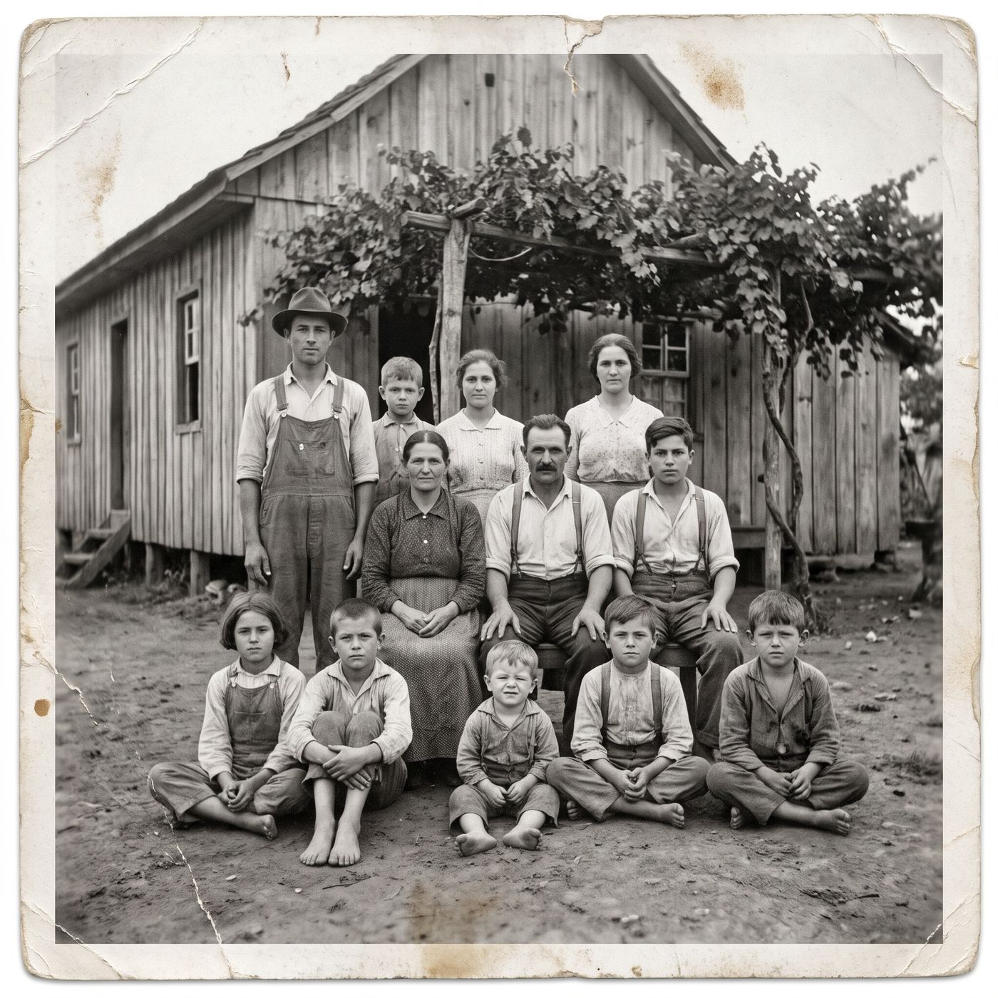 a família na Linha 21, anos 1930