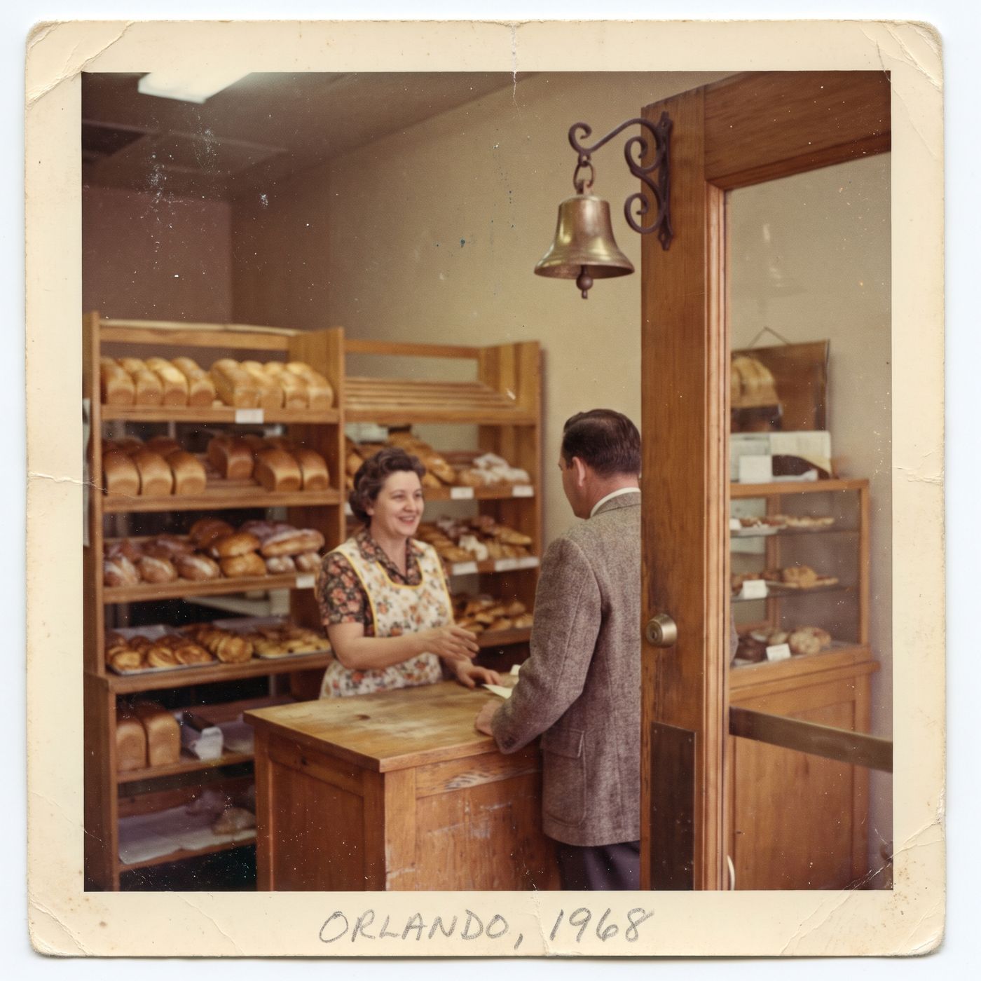 a padaria, fim dos anos 1960